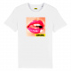 Camiseta Lips White